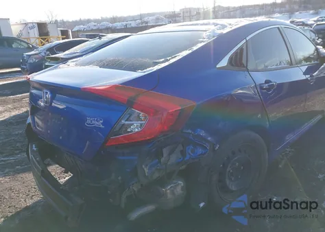 2021 Honda Civic Lx из США, поврежденный, VIN 2HGFC2F68MH554026